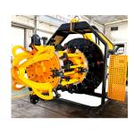 High Speed Hydraulic Pipe Groove Machine on Field Pipeline Construction