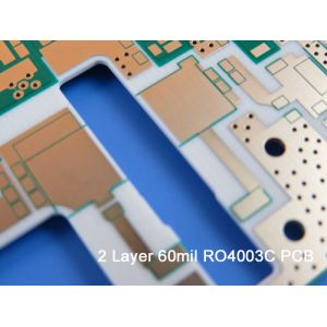 China Rogers PCB 60mil 1.524mm RO4003C Double Sided RF PCB for WLAN wholesale