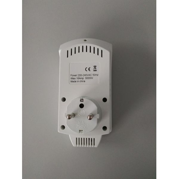16A Household Programmable Digital Heating Floor Room Thermostat Plug