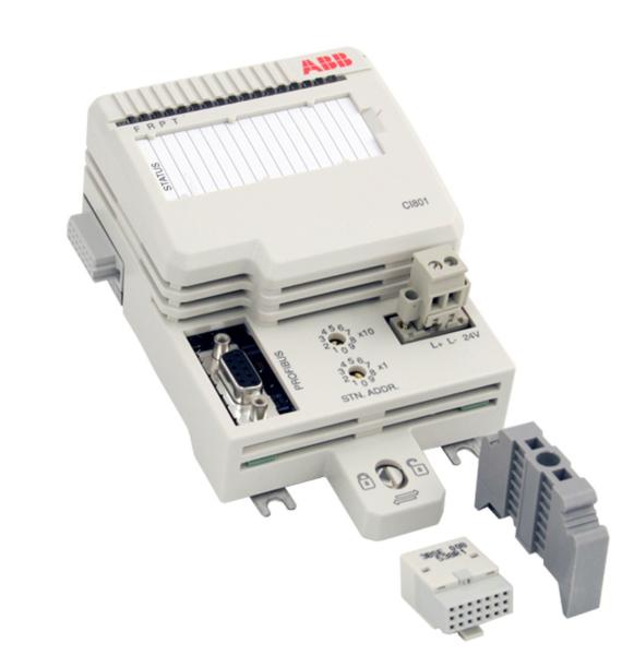 Quality ABB CI801 3BSE022366R1 DP-V1 Communication PROFIBUS FCI S800 Interface for sale