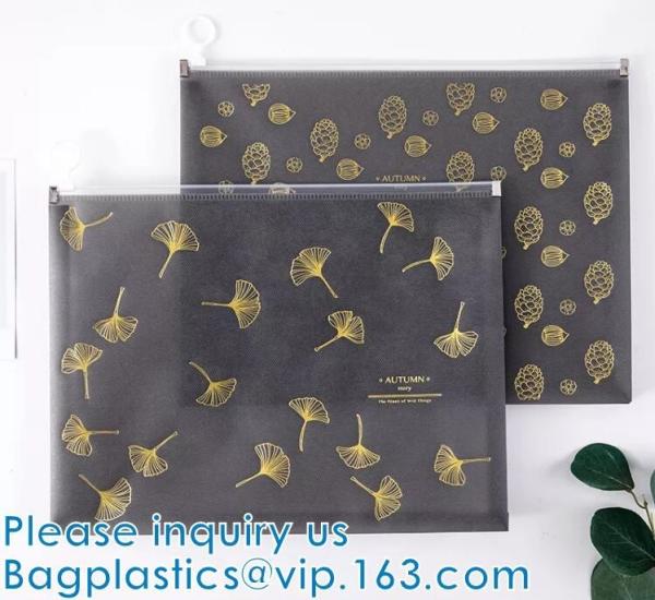Quality Office Stationery Products, A4 Size, Zipper Pen File Document Folders, Pockets Bags, Organizer, Paper File Folder for sale