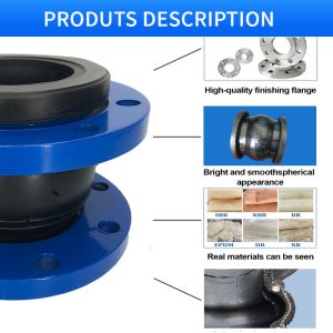 Flanged Expansion Joint Connection Flexible Concentric Reducer Rubber Coupling