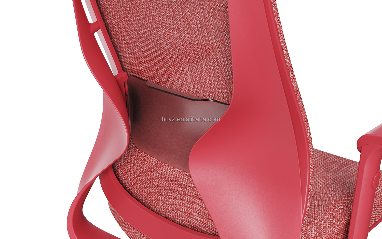 Modern Red Office Furniture Swivel Manager Chair with Adjustable Backrest and Design