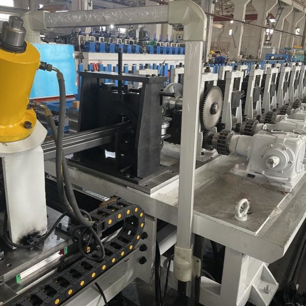 Cold Rolled Steel Upright Racks System Shelves Seel Storage Racks Frame Making Roll Forming Machine