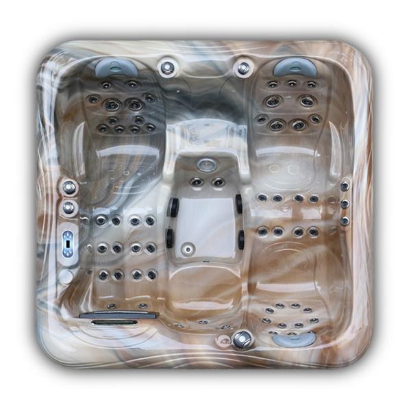Quality Acrylic Massage Bath Spa Hot Tub With Air Jets Massage For 5 People for sale