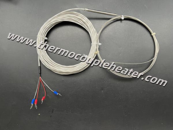 Quality RTD Temperature Sensor PT100 Probe 2.0mm Diameter X 3 Meters Length for sale