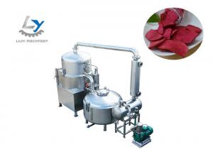 Auto Continuous Vacuum Fryer , Vegetable Chips Making Machine Holds Vitamins