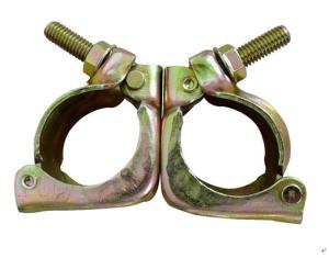 China High Strength Tube And Clamp Scaffolding  Forged Swivel Clamp ROSH Certification on sale