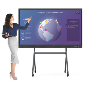 LCD 4K Display 100 Inch Interactive Tablet Multi Touch Smart Board Ultra Large