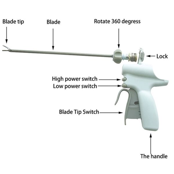 Affacare Hospital Surgical Instruments AH 600 Ultrasonic Scalpel System 45cm