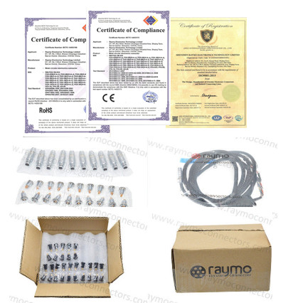 Corrosion Resistant Circular Plastic Connectors Electrical Components Dust Proof