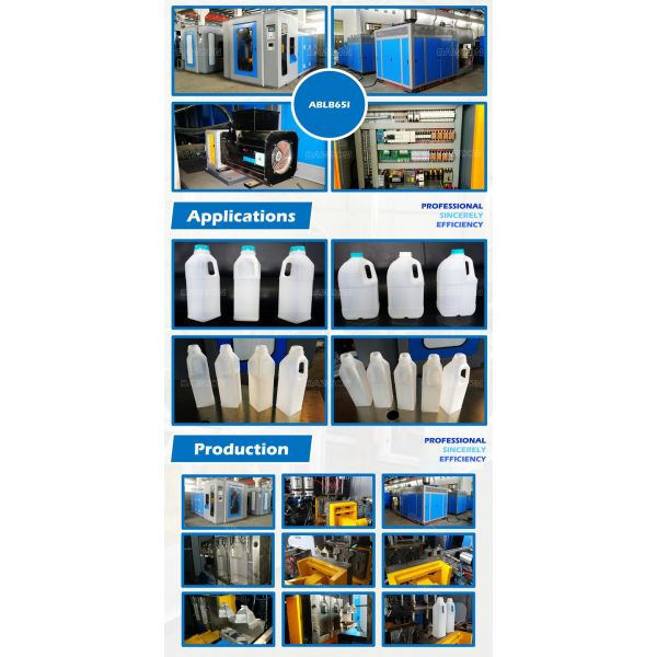 250ml 500ml 1L 2L 5L Small Manufacturer Milk Bottle Making Equipment High Speed Automatic Blow Molding Machine