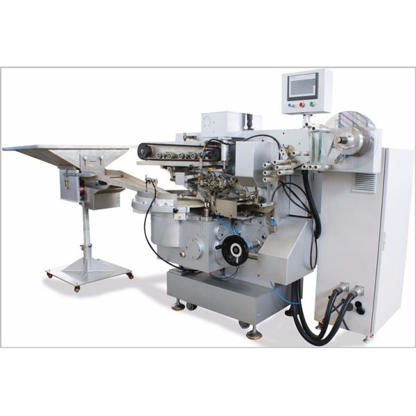 Main Function Spherical Brushing 300-500ppm Automatic Coin Foil Chocolate Egg Packing Machine