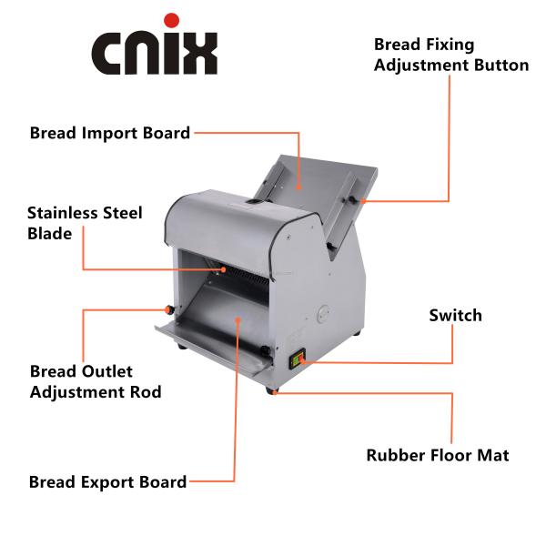 Quality Electric 220V Table Top Toast Bread Slicer Machine for sale