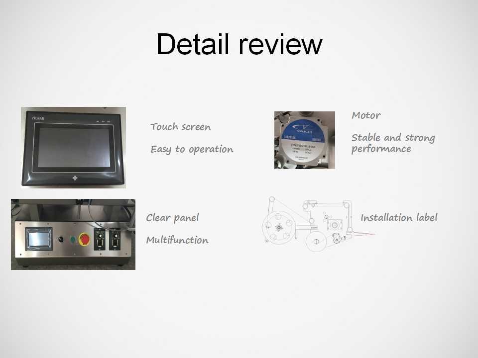 Step Motor Round Bottle Labeling Machine , Tabletop Bottle Labeling Machine