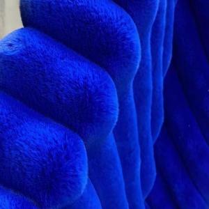 China Red Purple Cute Fluffy Fabric Material SL wholesale