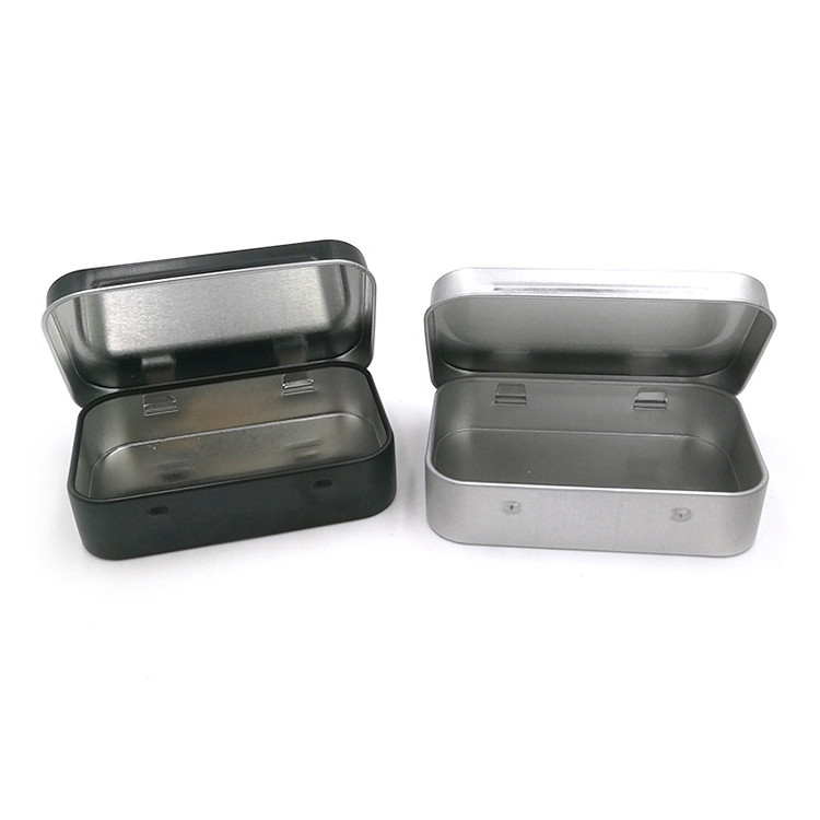 Rectangular Tin Container 4C Offset Printed Metal Tin Packaging Candy Tin Can of All Sizes