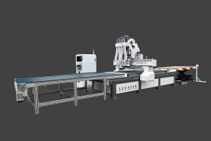 China Unloading Table Nesting Machine Multi Spindle With Material Uploading wholesale