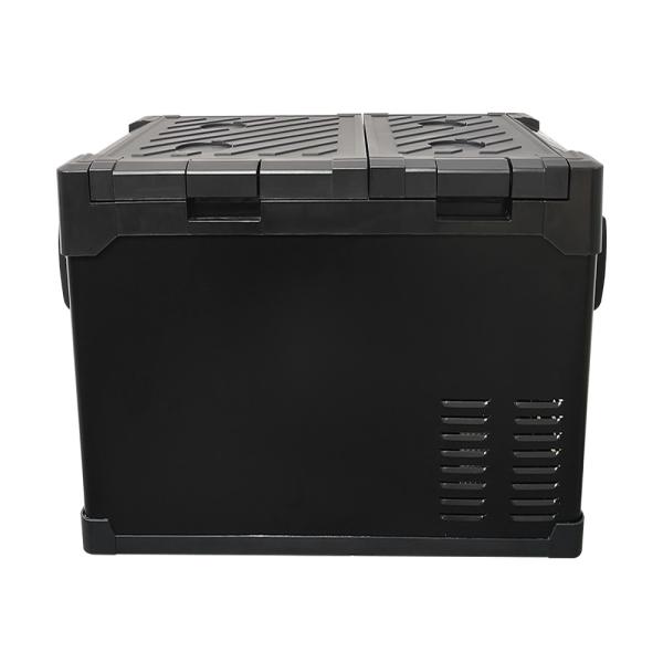 Quality Tesla Car Fridge 55ND Space Saving Design 12v Mini Refrigerator Freezer with Amazon for sale