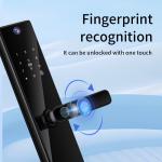 S819-2MAX Smart Home Door Lock Video Intercom Wifi Camera With Fingerprint