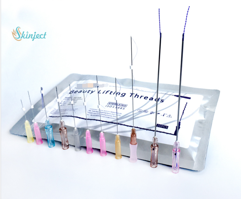 Face Lifting PDO Thread 30G Absorbable PDO Threads Blunt Needle For Eye lift