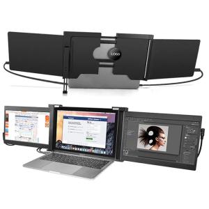 China OEM USB C Type C 1080P IPS HDR Portable 3 Screen Monitor For Laptop Gaming 10.1 Inch wholesale