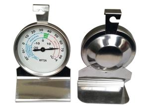 China Instant Read Bimetal Refrigerator Freezer Thermometer With Analog Display wholesale