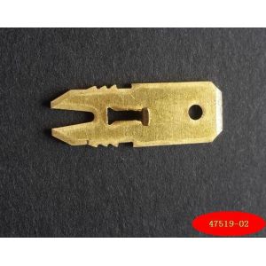 China Custom Brass Terminal Connectors Metal Stamping Parts Hardware Connector wholesale