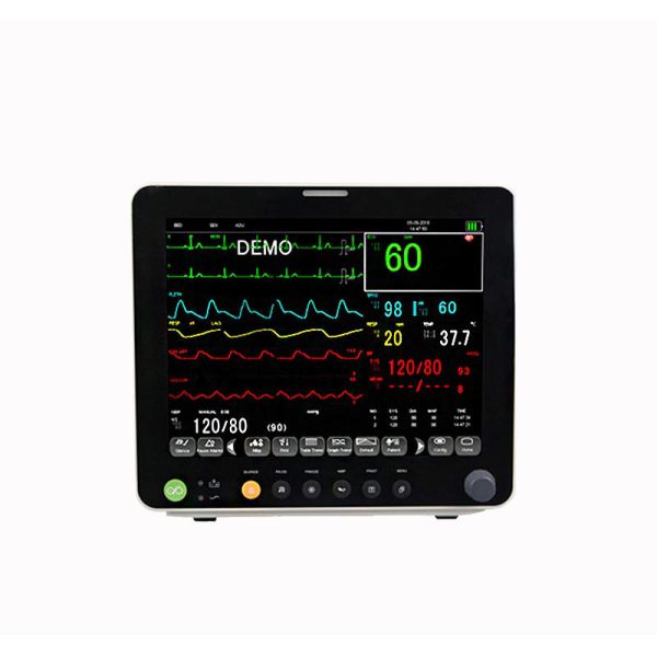 Hospital Multi Parameter Touch Screen Patient Monitor Portable 12 Inch