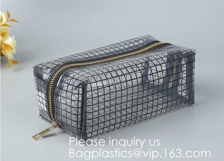 Custom Clear Pvc Lady Handbag Set Transparent Beach Tote Bag With Inner Pouch,Shoulder Tote Holographic PVC Beach Bag