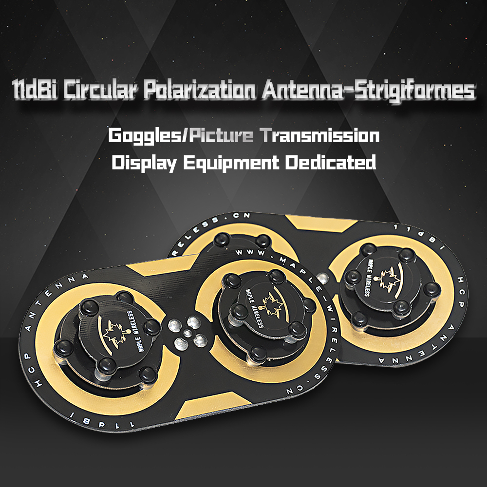 Strigiformes 11dBi Circularly Polarized Antenna Drones Accessories Essential Component Fpv Uav VR Glasses Rtf Fpv Drones