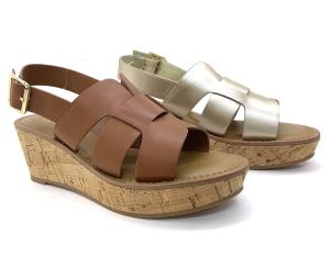 China Customized Womens Platform Shoes Leather Upper Material For Casual Party wholesale