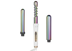 CETL Interchangeable Curling Iron Set , Ceramic 3 In One Curling Iron