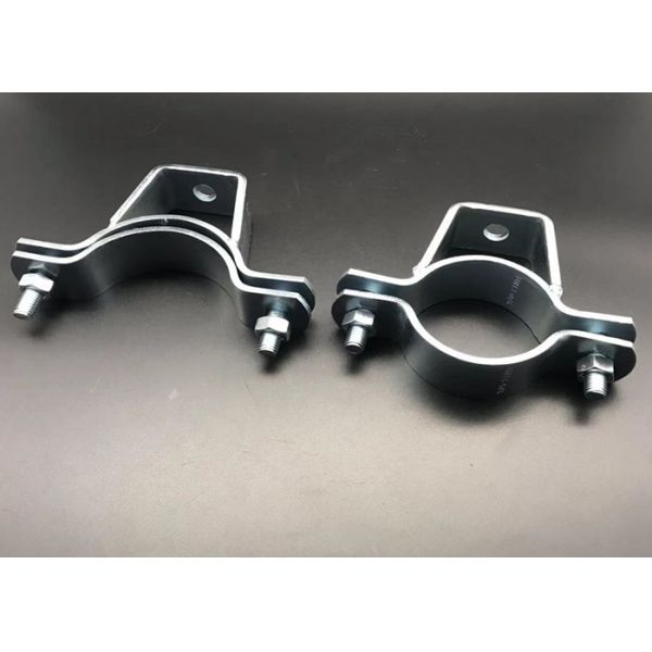 Zinc Plated Strut Pipe Clamps HDG Medium Duty Yoke Clamps Carbon Steel