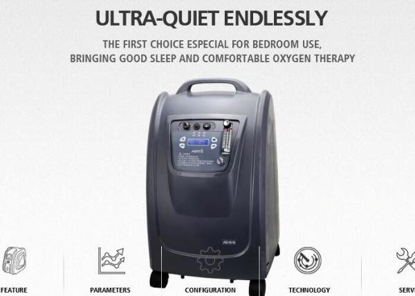 Quality 10L Flow Rate 220V Oxygen Concentrator Humidifier With Heat Balance System SPO2 Optional for sale