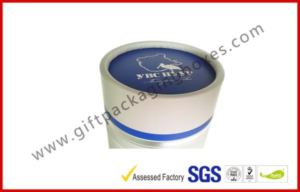 Quality Offset Printed Cylindrical Wine Packaging Boxes , Embossed Custom Paper Board Packaging Boxes for sale