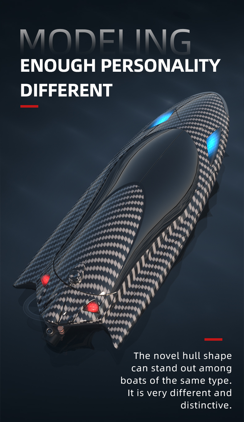 State of Assembly Ready-to-Go speed Turbojet Remote Control Boat with Left and Right Turn Function