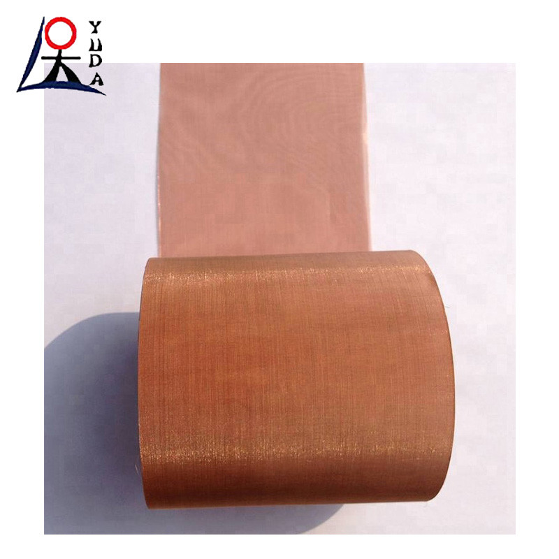 Superfine Red Shield Copper Mesh Screen Decorative Brass Wire Mesh