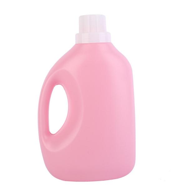 Quality Pink Liquid Laundry Detergent Container HDPE Empty Tide Bottles 5L for sale