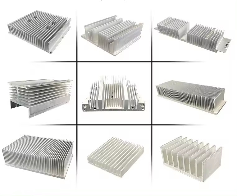 Cnc Machined Heat Sinks Anodized Heat Sink Aluminium Extrusion OEM Small Batch
