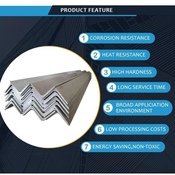 ASTM 304 304L 304H Polished Stainless Steel Angle Bar BA Embossed