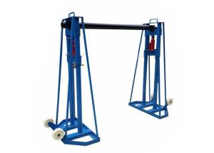 China 300 KN Max Load Wire Reel Stands , Wire Pulling Tools For Releasing Cables wholesale