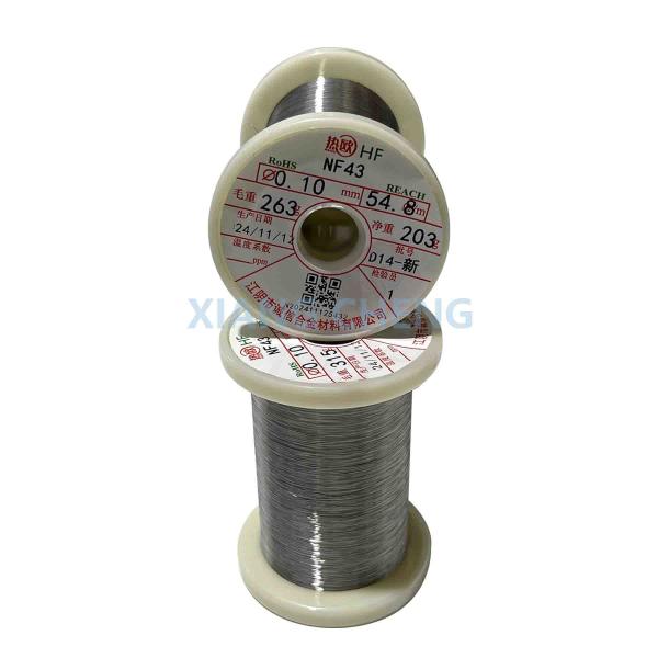 Quality NF43 PTC Ni-Fe Alloy Wire with 45-50% Nickel Content for Temperature Sensitive for sale