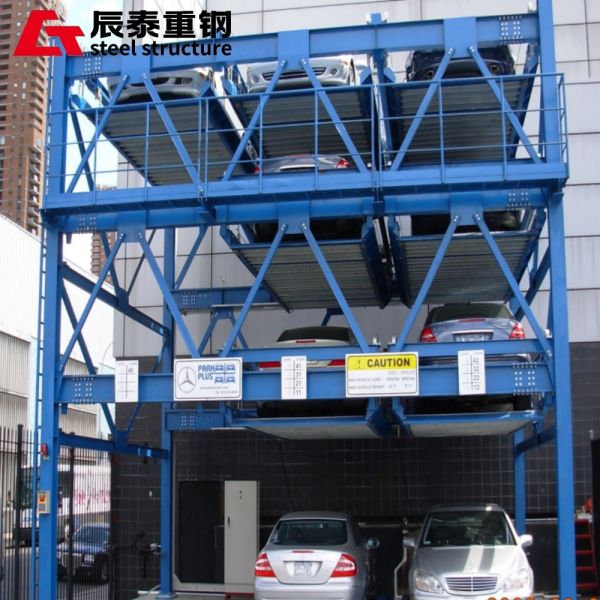 Hot Rolled Steel Parking Structures Customized Metal Parking Structures