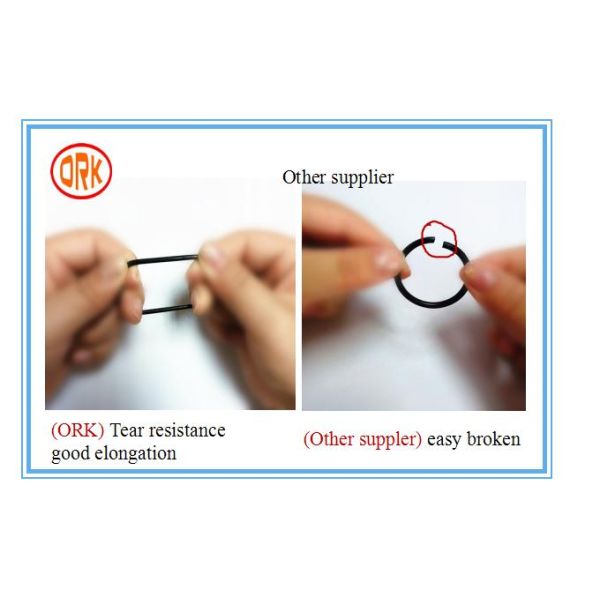 ISO14001 Transparent 35 Shore A Silicone O Rings