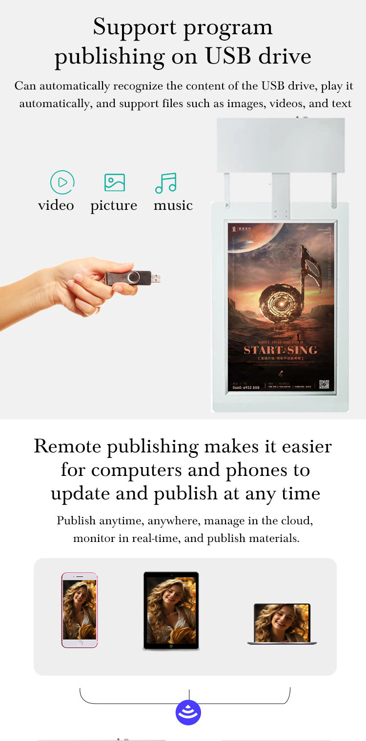 32''-65'' TV Ultra Thin Digital Signage And Displays Android Wall Mounted Digital Advertising Screen