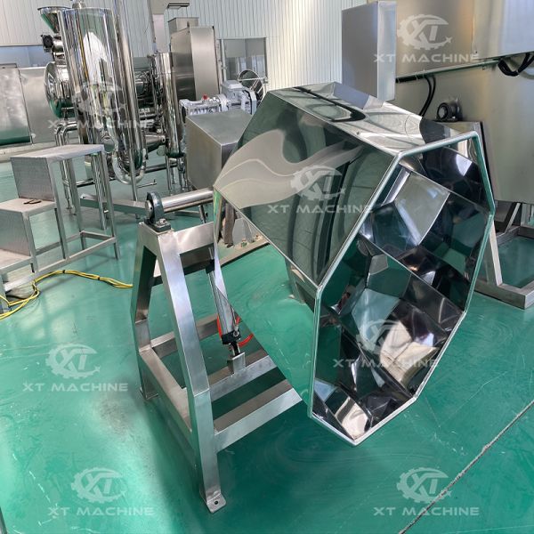 Customizable Automatic Mixing Nut Flavoring Machine Octagonal Snack Seasoning Machine for Food Industry