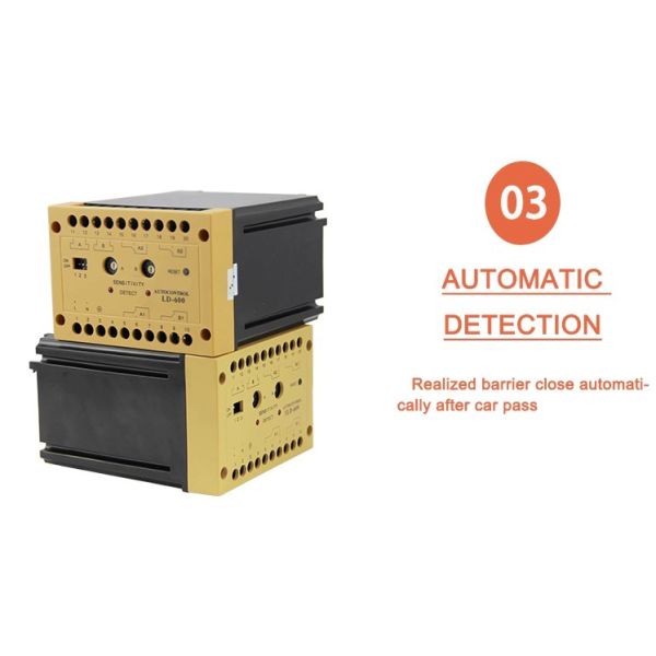 Adjustable 10 Sensitivity Levels 170kHz Frequency 20ms Reaction Time Loop Detector Vehicle Loop Sensor