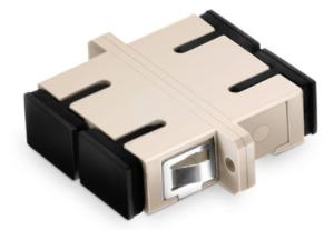 Duplex OM1/OM2 Multimode Fiber Optic Adapter SC/SC To SC/UPC