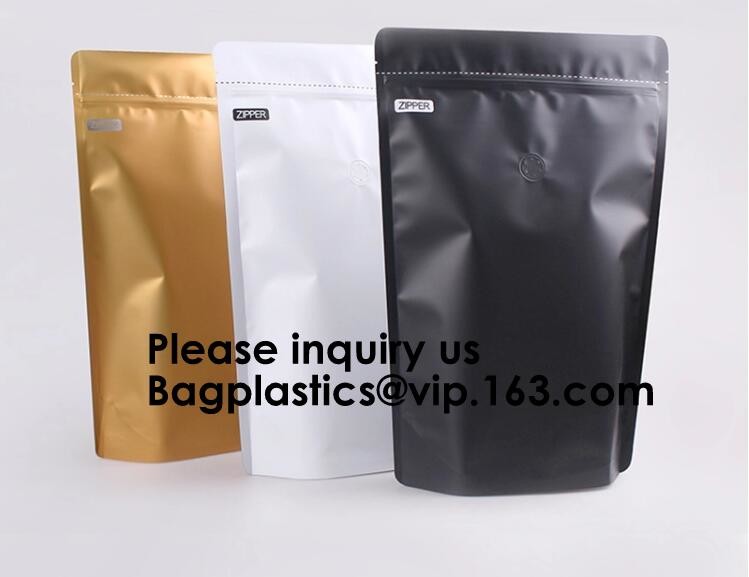 Kraft Bags With Window, Resealable Large Kraft Zip lockk Food Storage Bags,Storing Food,Nuts,Seeds,Beans,Tea Leaves, Coffe